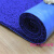 商用 PVC塑胶地垫门口防水防滑丝圈红地毯室外进门迎宾加厚脚垫 蓝色 整卷：1.8米宽*5米
