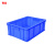 豫选工品   物流周转箱 3-27号塑料箱 长方形大号加厚箱 储物筐 养鱼龟收纳盒 7# 660*410*150mm（蓝色）
