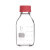 RICHLAB肖特透明储酒神器PBT红盖试剂瓶50 100 250 500密封PTFE垫片 红盖GL45 带PTFE垫  单个