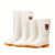 雨鞋白色雨靴防油中筒高筒工厂卫生靴防滑水鞋工作短水靴 862女式白色高筒 标准码 43