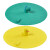 中部工品 硅胶密封面盆塞 下水道  防臭盖子 绿色恐龙+黄色小鸭 单位：个