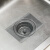 SP SAUCE一次性下水道过滤网防虫地漏贴卫生间淋浴房防堵防头发贴纸可裁剪 灰色宽款（12cm*4m）