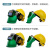 安全帽电焊面罩防护罩脸部头戴式全自动变光焊帽烧焊氩弧焊工 大视野-黄色安全帽送10保护片