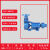 鹿色W型旋涡泵泵头/漩涡泵单泵头/铸铁旋涡泵泵体 65W-50(铸铁泵头+底座-不含