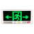 敏华电工新国标消防应急灯3C认证暗装嵌墙式双向安全出口标志灯指示牌疏散指示灯