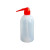 沪教（HUJIAO）塑料洗瓶 清洗瓶 实验耗材 红头洗瓶 500mL