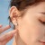 耳钉女小众设计感高级耳环2022年新款送女友 套餐（项链+耳钉，925银色）