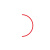 卡英 压力表标识贴 圆弧色环贴 仪表表盘反光标签贴纸 直径10cm红色半圆