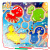 博桐梦新年礼物磁性运笔系列 走珠迷宫 环形轨道儿童启智玩具脑力开发 卡通动物迷宫