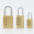 众立诚 黄铜挂锁 密码锁 柜门锁柜子密码锁头 BYB-164 4轮密码锁（大号）