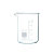 boliyiqi 玻璃烧杯 加厚高硼硅玻璃量杯 透明带刻度 耐高温化学实验室加热仪器 10ml,50个起订 