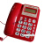 渴望多功能来电显示电话机 大按键 铃声选择 免提拨号 可摇头 屏幕可立起摇头功能红色19C