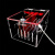 存放盒带锁收纳保管箱员工定制有机玻璃透明存放柜收纳箱工业品 透明Ｅ型号10格锁