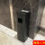 定制不锈钢立式烟灰柱户外垃圾桶带烟灰缸室外吸烟区灭烟桶大号烟 129W黑色 颜色