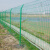 唯曼高速公路双边丝护栏网养殖厂区钢丝网隔离网户外铁丝网围栏 硬塑边框网4毫米粗*1.8米高*3米长/套含1柱