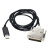 FTDI USB转DB25 公头25针 数控机床CNC FANUC RS232串口通讯线缆 DB9款(无芯片) 3m