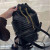 伊夫·圣罗兰（Yves Saint Laurent）女士双肩背包小羊皮抽绳封口水桶单肩包旅行袋送老婆520送礼 黑色