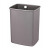 强存 塑料单层垃圾桶 92A 方形灰色276*205*335Hmm