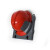安全帽放置架工地安全帽架摆放架车间办公室壁挂帽架挂架 红色单口帽架