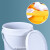 工业级水桶塑料桶密封桶油漆桶油墨桶胶桶桶小桶大桶机油桶带盖带提手白色0.5-50L升KG公斤 1L-加厚带盖（配塑料提手）
