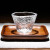 ADERIA日本手工酒杯套装6只进口津轻初雪玻璃酒具套装清酒杯茶杯白酒杯