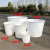 定制适用于加厚级牛筋塑料圆桶大口桶桶洗澡桶发酵桶化工桶 300L