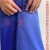 品之德 长袖围裙防水防油耐酸碱加厚反穿罩衣工作服 量大印字 深蓝色中号120x120cm 