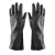 2095020橡胶防化手套:耐强酸碱耐氢氟酸防浓硫酸防化手套 C级袖套+氯丁手套+手套环 M