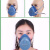 硅胶防尘口罩粉尘打磨煤矿工装修雾霾工业防护面罩防毒面具 300型滤棉100片
