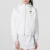 阿迪达斯（adidas）外套女装 2024春季新款运动休闲服梭织防风透气连帽开衫夹克上衣 HE9959/白色 S