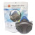 一护 防尘面具 9205A防尘口罩 半面罩头戴式防护面具主体 (含一片1705CN滤棉) 中号