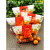 鲜元一次性橙子水果袋水果保鲜袋橘子樱桃包装袋车厘子礼品袋自封 4斤装水果袋100只  新鲜水果 1