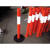 70橡胶路锥pvc反光锥塑料2米连接杆交通防撞警示柱雪糕筒银行立柱 酒红色1不倒翁