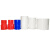 PVC国标杯梳20 25锁母加长加厚暗盒螺接线管配件红蓝白色盒接锁扣 25白色中标 100个装