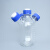 化科 WENT 1000ml GL45 4口蓝盖流动相溶剂瓶 溶剂盖两个 