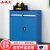 圣极光工具柜双开门汽修储物柜重型零件柜可定制G4583蓝色二抽带轮