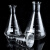 海斯迪克 高硼硅玻璃三角烧瓶耐高温平底锥形瓶 广口1000ml HKCL-853