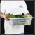 加厚厨房洗菜篮蔬菜彩色塑料篮子配货框子长方形周转框大号收纳筐 6#白色