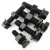 俱威 螺栓 8.8级发黑外六角螺丝螺母平垫弹垫四件组合 M8*90(1包30套)