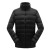 星工（XINGGONG）羽绒服 冬季外套短款轻薄款夹克防寒保暖卫衣 JK019男款 黑色 3XL码
