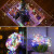 燧木太阳能铜线灯串铜丝庭院户外防水LED花园别墅景观圣诞节日装饰灯 八功能-30米300灯-彩色