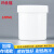 玛仕福 密封桶油墨罐 加厚广口塑料瓶直立桶 存储桶 白色100ML