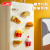 佳奇科技（JAKI）积木拼装美食冰箱贴儿童玩具男女孩生日礼物 肥宅汉堡