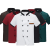 比鹤迖 BHD-2984 餐厅食堂厨房工作服/工装 短袖[黑色]2XL 1件