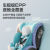 虎贝尔（HBR）X360pro儿童安全座椅婴儿车载0-3-12岁宝宝可坐躺汽车用 X360pro-幻彩条纹蓝
