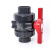 百士安PVC管塑料活接水阀球阀DN25 (内径32mm）（三个）