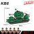 兼容创意积木还原坦克世界44重型坦克拼搭积木男孩生日礼物 KV-6绿色 带5人仔