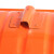 百舸 ZJ6861除雪铲配件 橘色铲头 锰钢推雪铲加厚耐用推雪板 除冰铲子大号铲雪工具 无杆