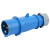 MENNEKES曼奈柯斯3芯4孔5针16/32A工业插头防水欧标插座 4芯16A插头(TYP252)