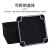 百舸 黑色ABS塑料防水盒户外室内电缆防水接线盒塑料电源分线盒115*90*55（F型新料带耳）